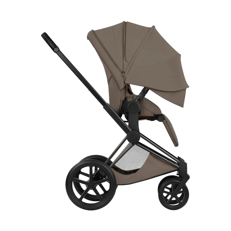Cybex Kinderwagen 2-in-1 - Priam 5 Style - Matt Black/Coconut Brown