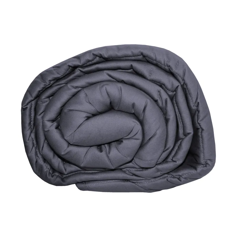 Polydaun Gewichtsdecke – Anthrazit – 140 × 200 cm
