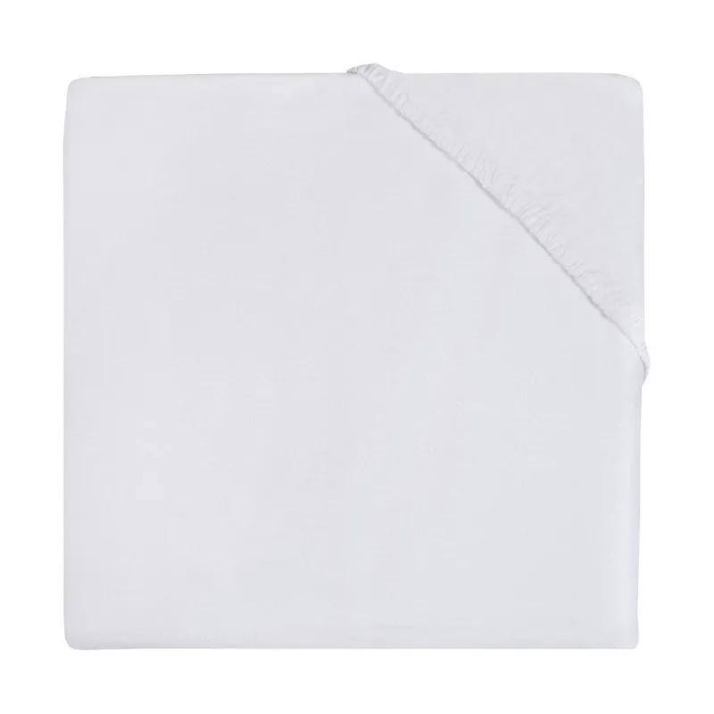 Jollein Spannbettlaken Jersey 40 x 80 cm Weiß