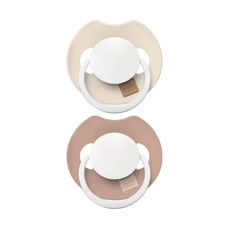 Difrax Glow Dynamic Schnuller- 6-18 Mte - Ivory/Beige
