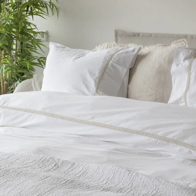 Town & Country Bettbezug - Oakland - 200 x 220 cm - White