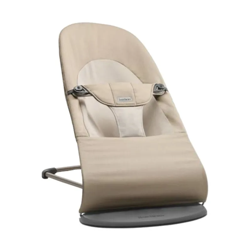 BabyBjörn Balance Soft Gewebter Babywippe - Khaki Beige