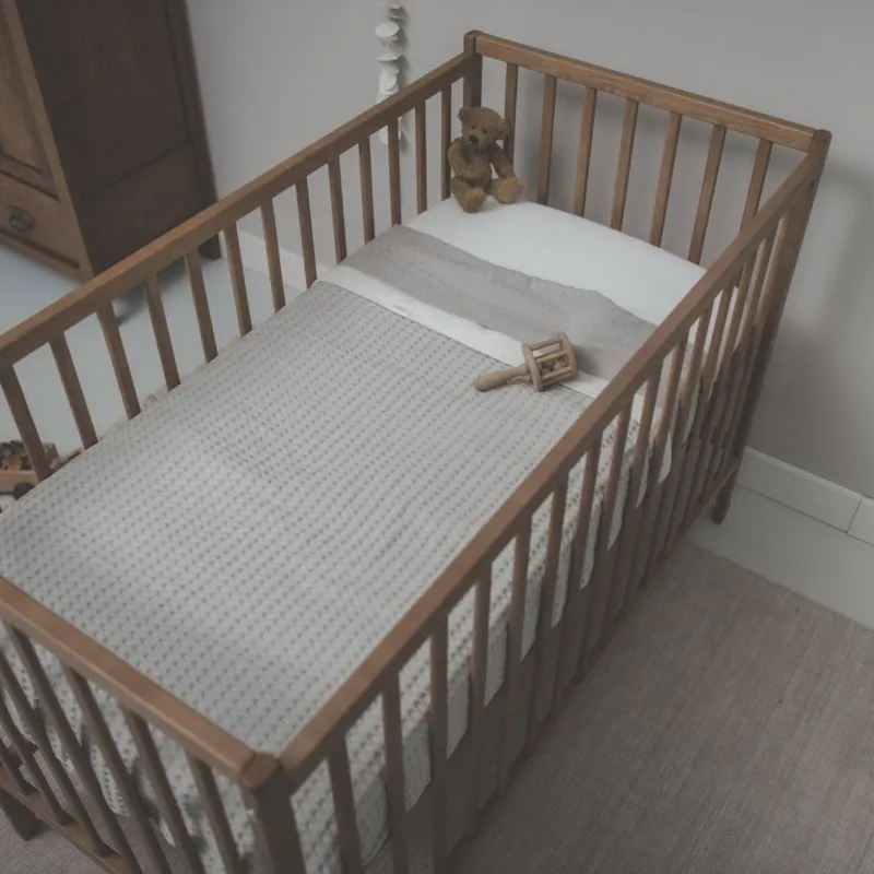 Koeka Amsterdam Wafel Babydecke - Cotton Fleece - Sand