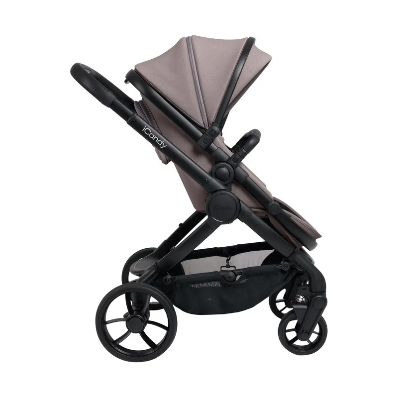 iCandy Peach 7 Kinderwagen 2-in-1  – Essential Bundle – Porcini Black