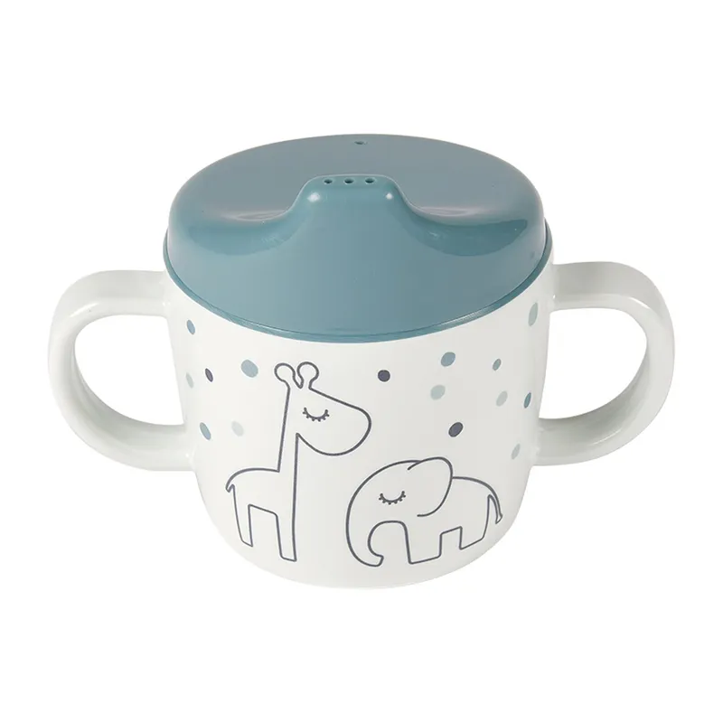 Done By Deer Dreamy Dots Trinklernbecher blau