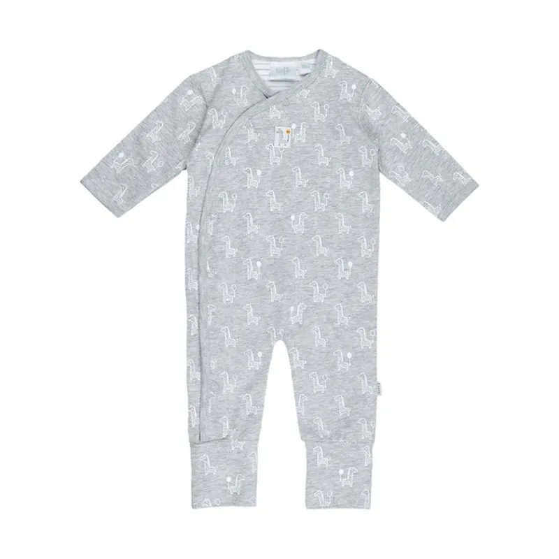 Feetje Giraffe Strampelanzug Grey Melange Gr. 56