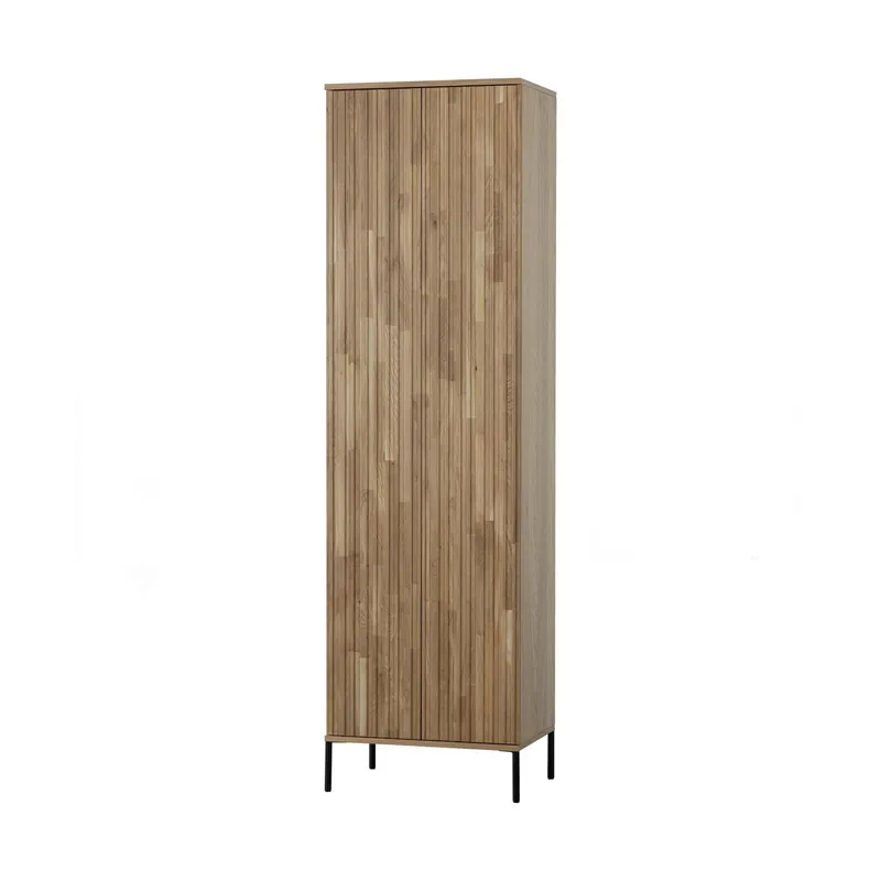 Woood New Gravure Hochschrank - Mit Schublade - Eiche - Klarlack