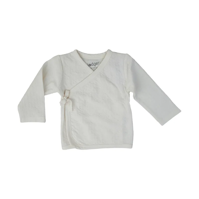 Lodger Folklore Wickelshirt Cloud Dancer Gr. 62