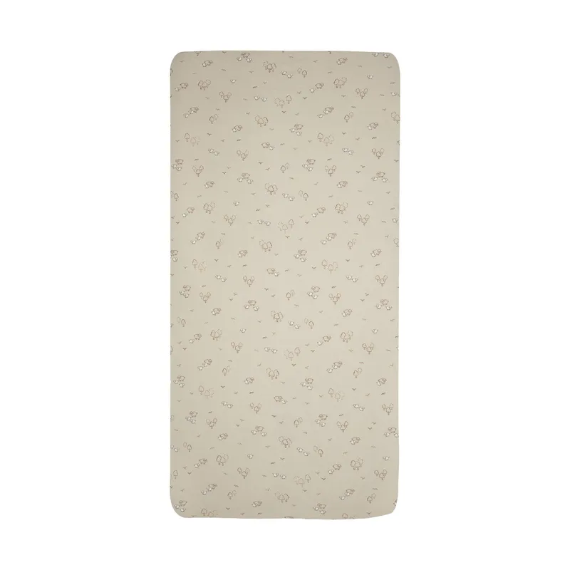 Jollein Spannbettlaken - 40/50x80/90 cm - Jersey - Woolly