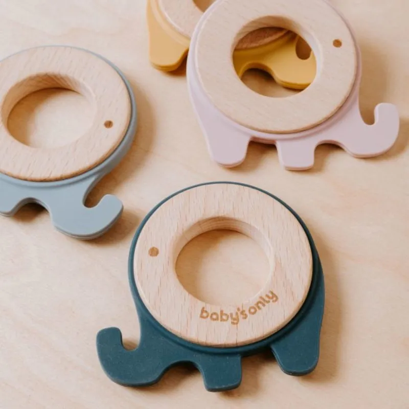 Baby’s Only Elefant Beißring Grey