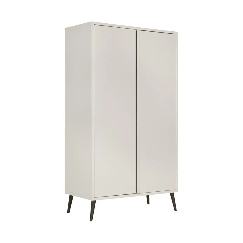 Europe Baby Sterre Kleiderschrank 2-Türig - Oatmeal / Schwarz