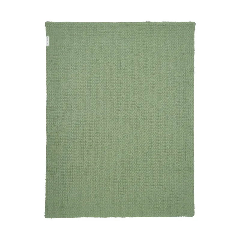 Meyco Waffel Teddy Kinderbettdecke - 100 x 150 cm - Olive Green