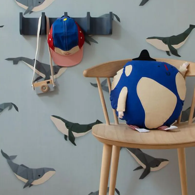 Studio Ditte Tapete – Wal – Hellblau