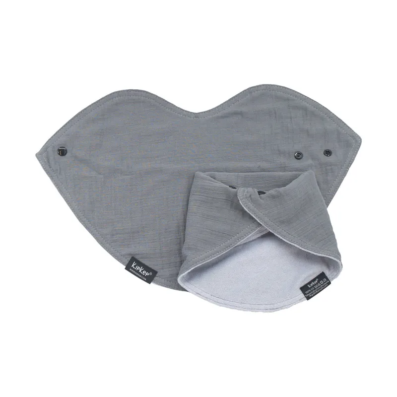 KipKep Kisses4You 3-in-1 Lätzchen XL – Grey