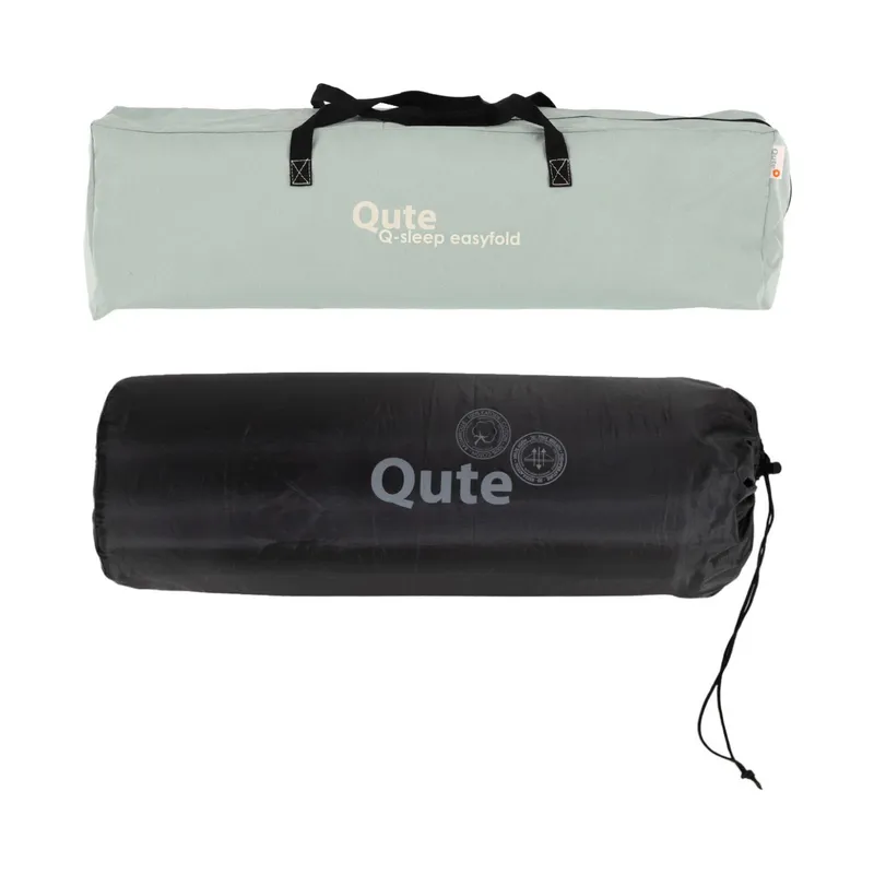 Qute Q-Sleep Campingbett Easyfold + Q-Matti Matratze inkl. Bezug