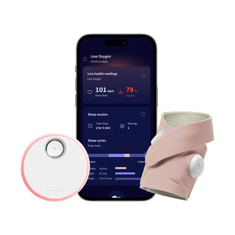 Owlet Inteligentes Babyphone - Dream Sock - Dusty Rose