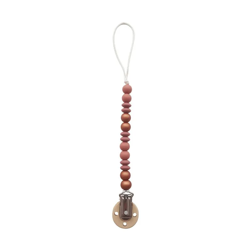 Chewies & More Schnullerkette - Sparkle - Rose Gold