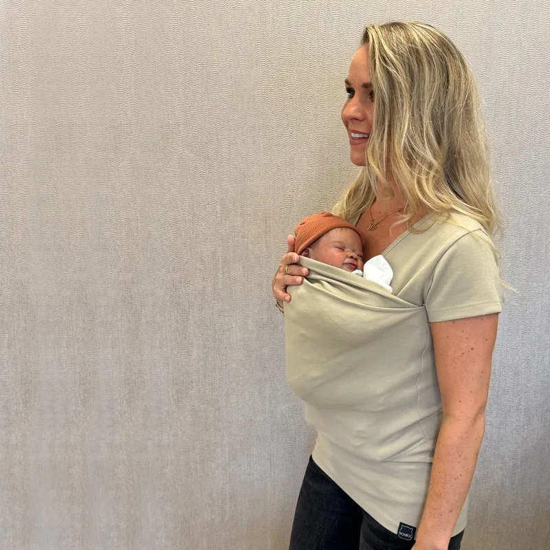 Womboo Beutelshirt Damen - Taupe - Größe XXL
