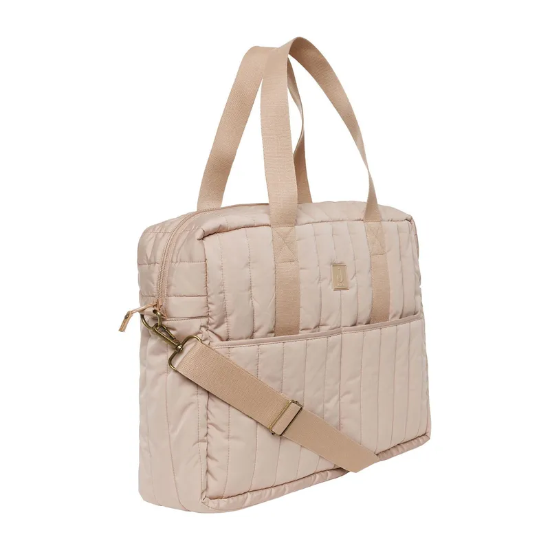 Jollein Moos Puffed Wickeltasche - Biscuit