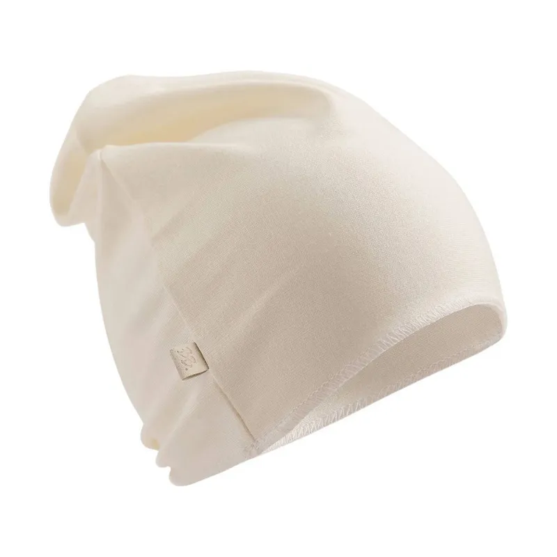 Bamboom Pure Mütze - 0-4 Monate - Warm White