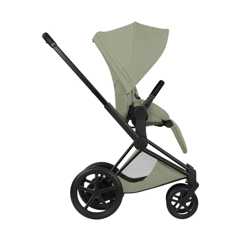 Cybex e-Priam 5 Style Kinderwagen 2-in-1 - Mattschwarzes Gestell