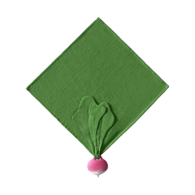 Oli & Carol Schmusetuch - Ramona The Radish - Rosa/Weiß