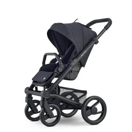 Mutsy Nio Kinderwagen - Black Frame - Black / Black