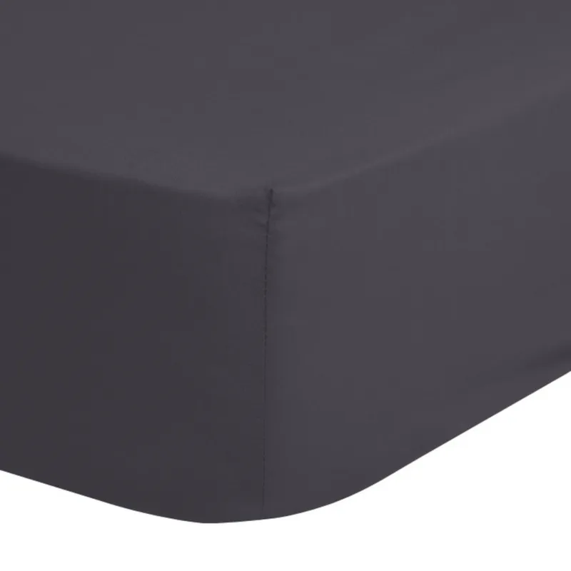 Hoeslaken 90x200 cm Good Morning Cotton Anthracite 0270.12.42