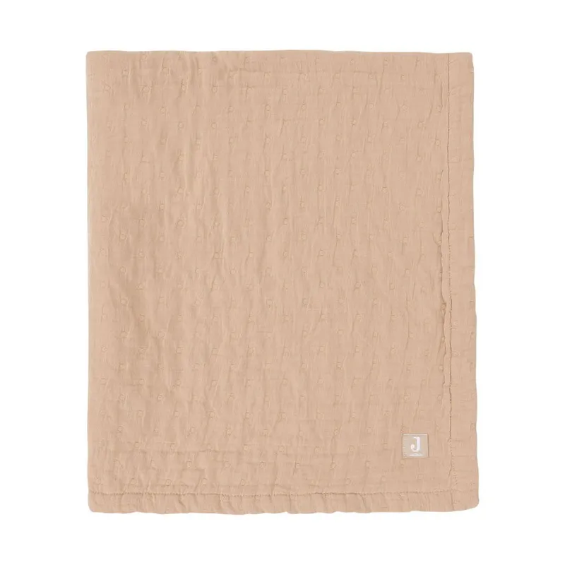 Jollein Decke - 75 x 100 cm - Hydrophil - Jacquard Biscuit GOTS