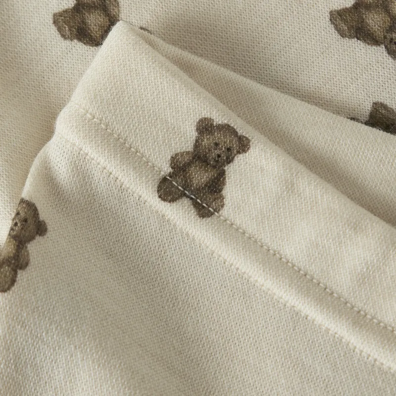 Lil' Atelier Leggings - Turtledove Teddybear - Gr. 56