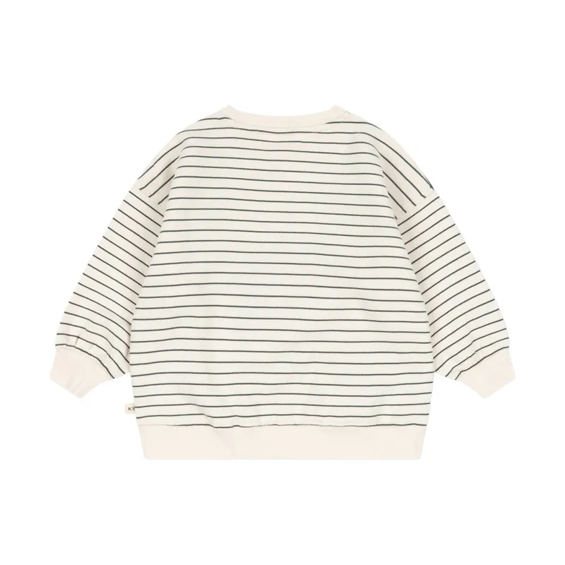 Konges Sløjd Amio Sweater - 6 Mte - Cilantro Stripe