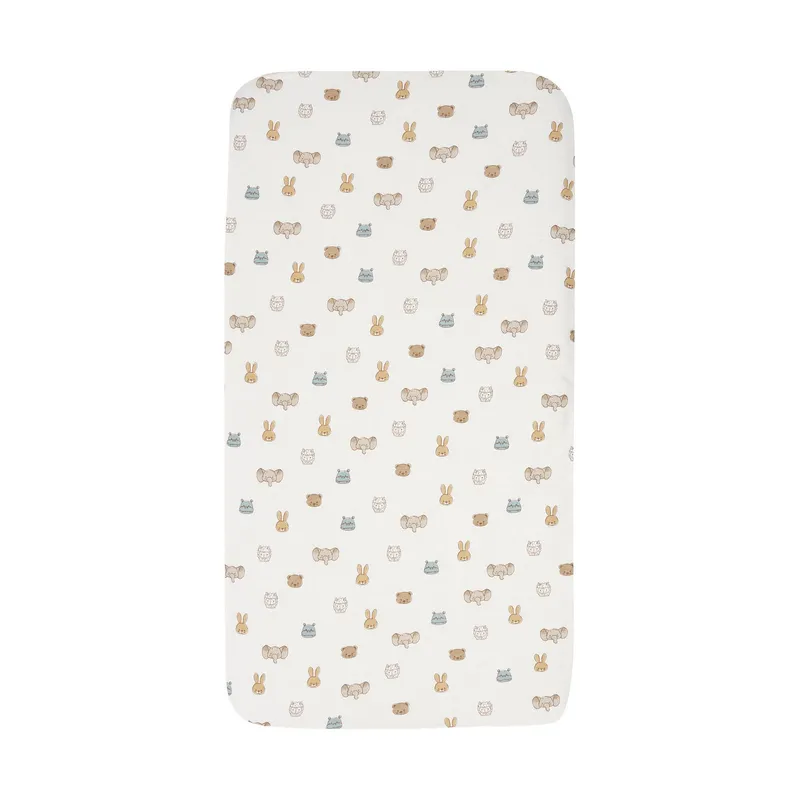 Jollein Spannbettlaken - 60x120 cm - Jersey - Jollies