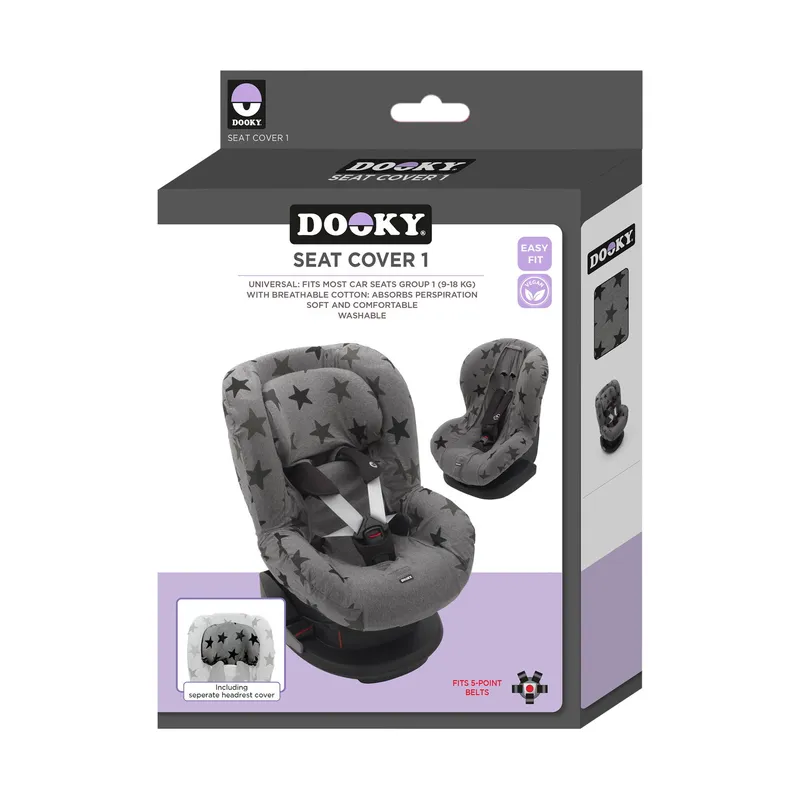 Dooky Star Gruppe 1 Autositzbezug Grey