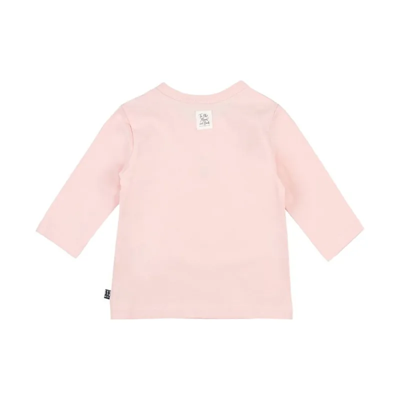 Feetje To The Moon And Back Dots T-Shirt, Rosa, Gr. 74