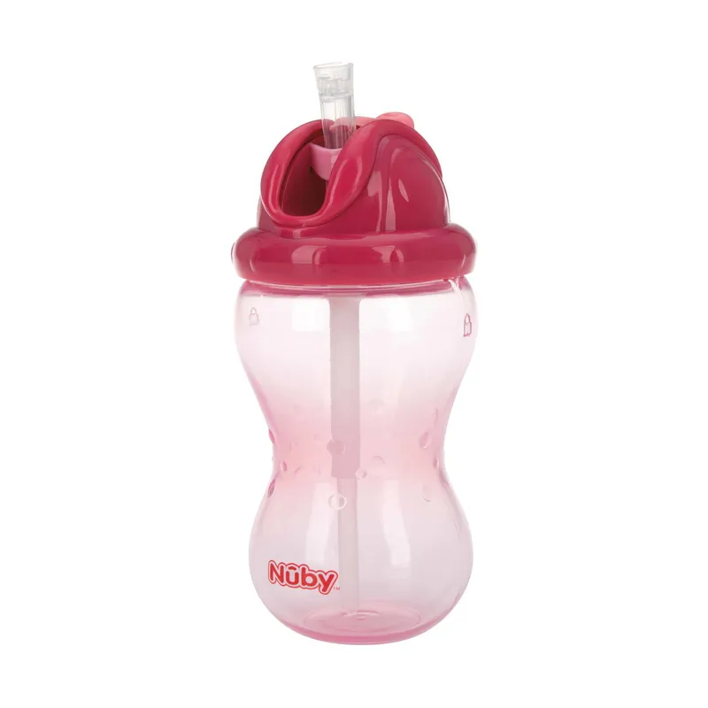Nuby Flip-It Trinkbecher - 360 ml - Rosa