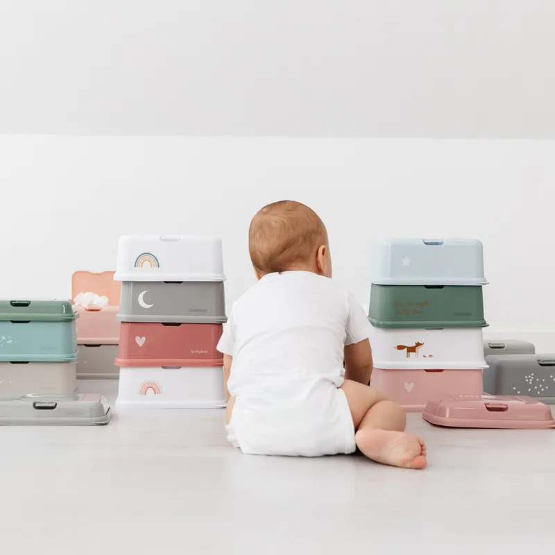 Funkybox Little Star Easy Wipe Baby Blue 