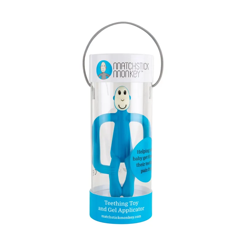 Matchstick Monkey Beißring Blau