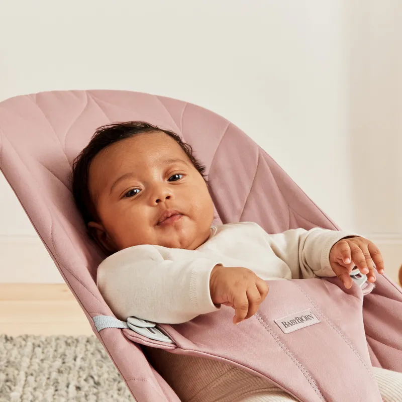 BabyBjörn Bliss Wippe Gewebter - Altrosa