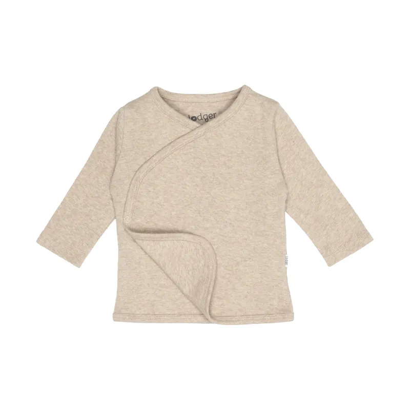 Lodger Wickelshirt - Größe 50 - Melange Beige