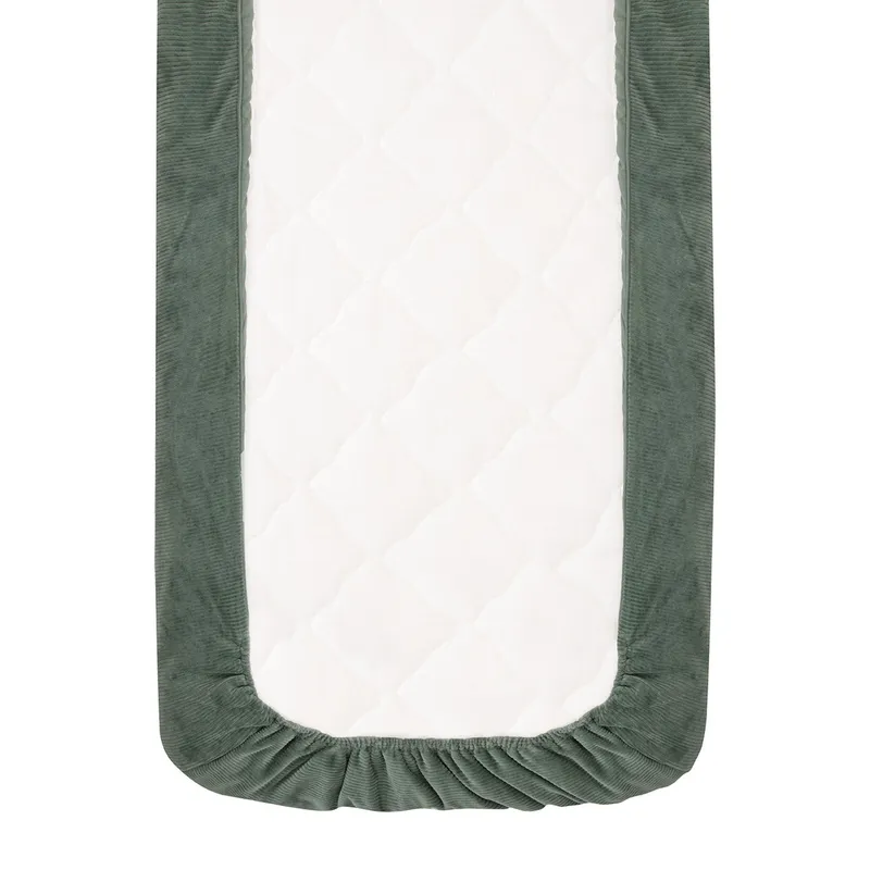 Witlof For Kids Velvet Rib Tuck-Inn Babydecke - Forest Green