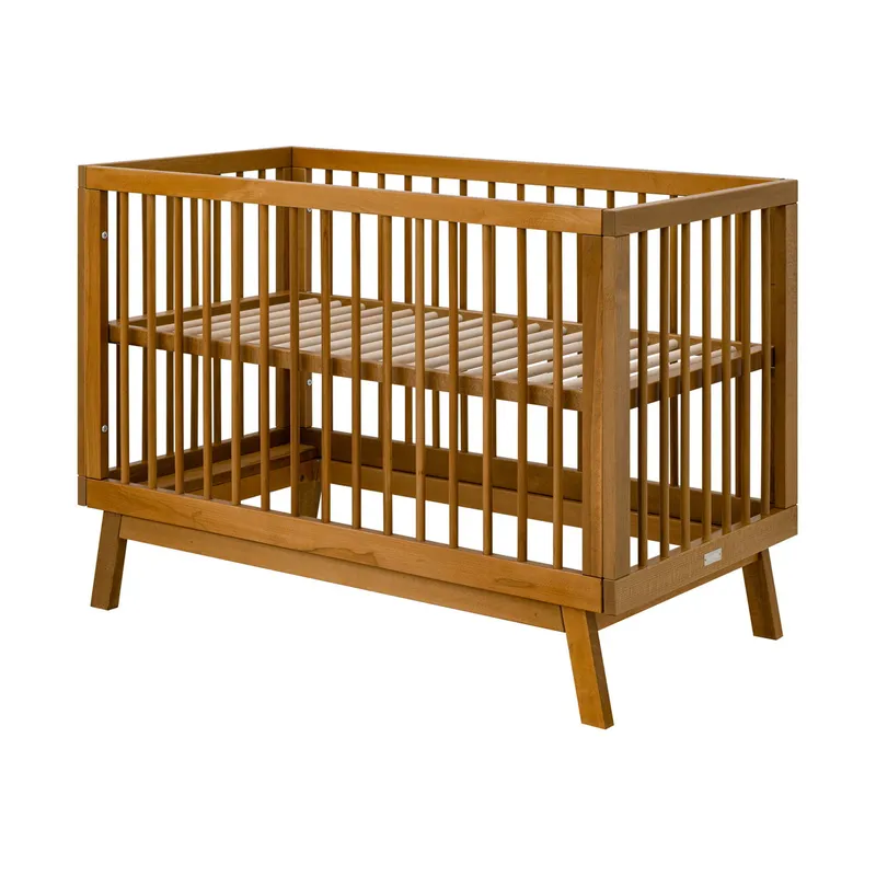 Bopita Kaleo Babybett - 60 x 120 cm - Dune / Rose Wood