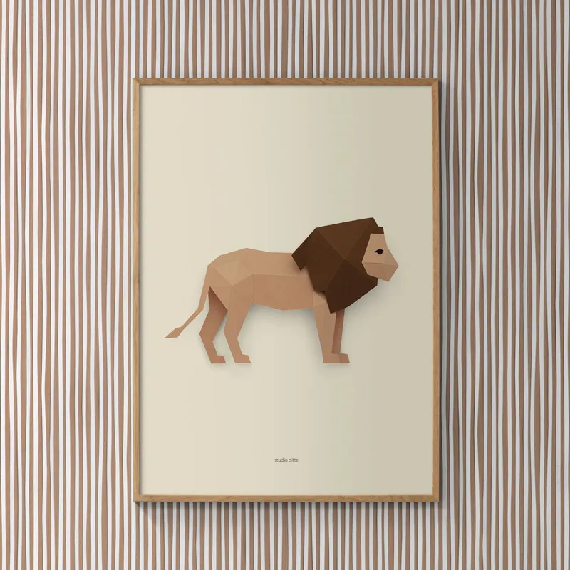 Studio Ditte Löwen Poster - 50x70 cm