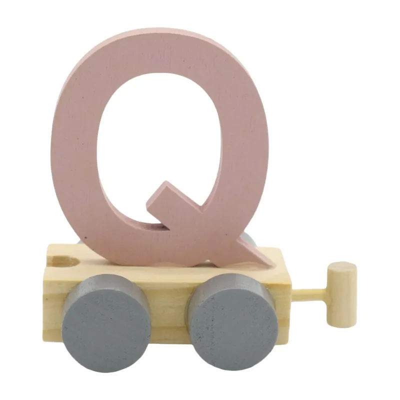 Charl's Toys Buchstabe Zug Q Rose