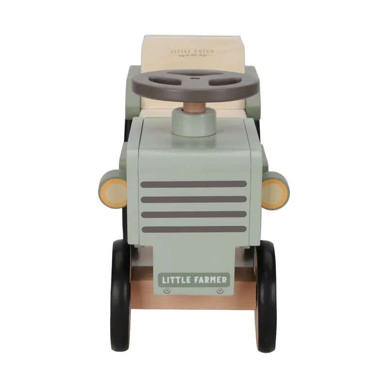 Little Dutch Holz 4-Wieler Traktor - Little Farm