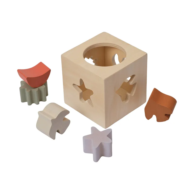 Ferm Living Holzspielzeug – Skye Puzzlebox – Mehrfarbig