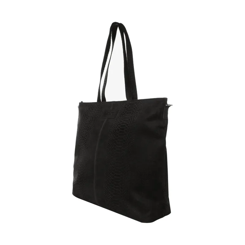 Mozz Bags Momsbag Snake Wickeltasche Black