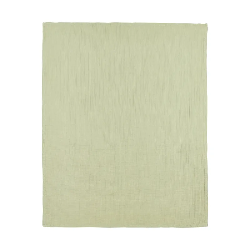 Meyco Baby Hydrophiles Bettlaken – Uni – Soft Olive– 100 x 150 cm