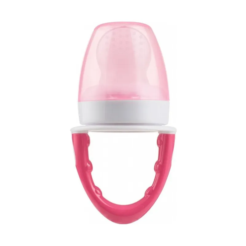 Dr.Brown Siliconen Fresh Food Feeder Roze