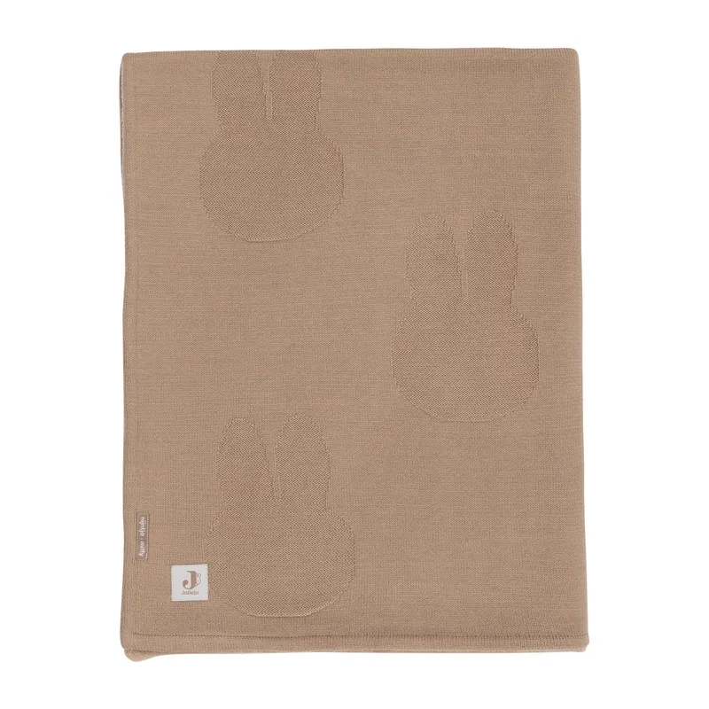 Jollein Bettdecke - Miffy - 100 x 150 cm - Biscuit/Samt