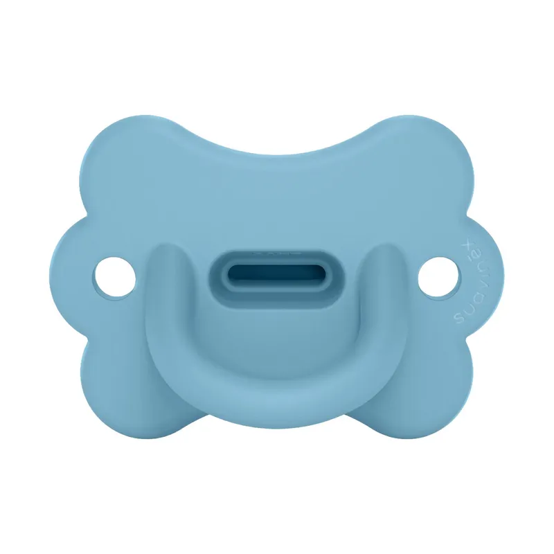 Suavinex Schnuller Schmetterling - Colour Essence SX Pro - 6‑18 Monate - Silikon - Blau